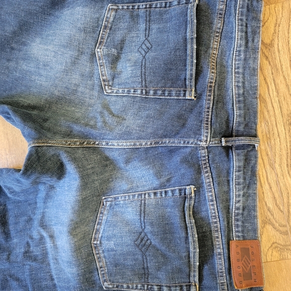 Joseph Abboud Saltwater Dark Blue Wash Slim Fit Jeans - Picture 6 of 8